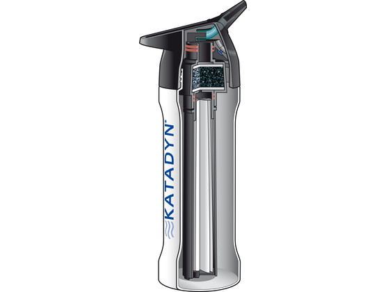  MyBottle 蓝色净水瓶 